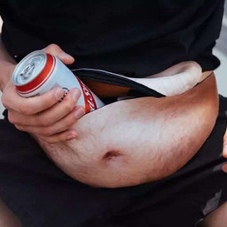 Creative Beer Belly Design Dad Waist Pack