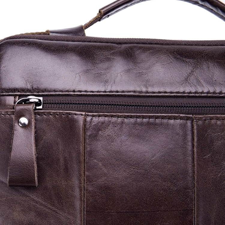 European Crossbody-vesker I Rektangel I Vanlig Lær