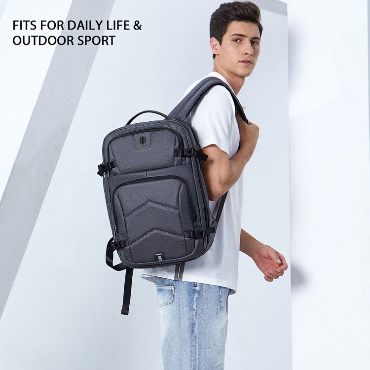 European Nylon Plain Backpack Laptop Bags