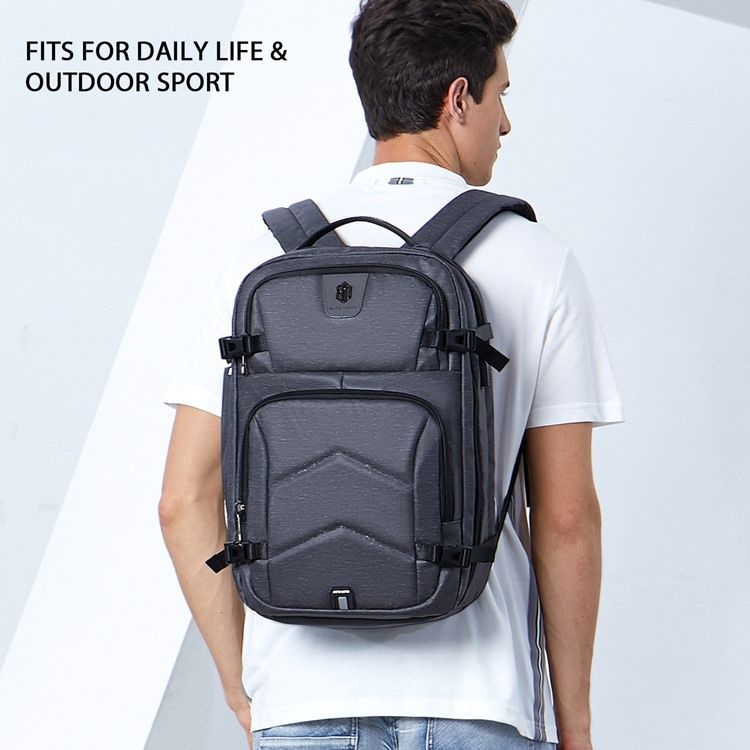 European Nylon Plain Backpack Laptop Bags