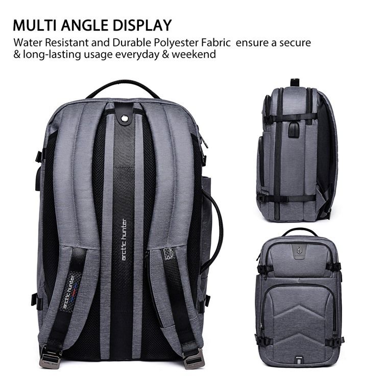 European Nylon Plain Backpack Laptop Bags