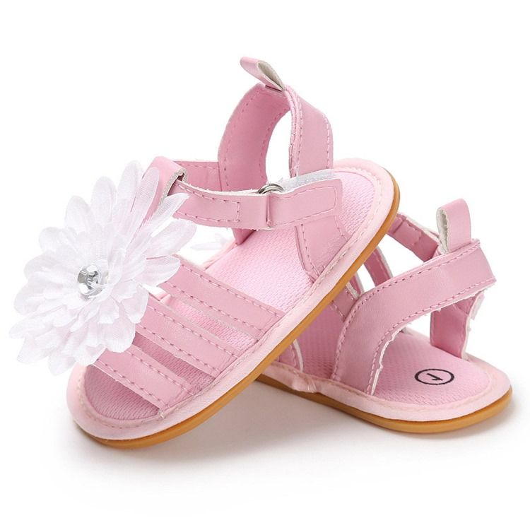 3d Floral Velcro Toddler Shoes