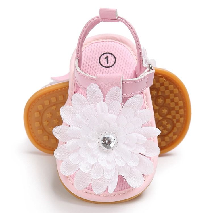 3d Floral Velcro Toddler Shoes