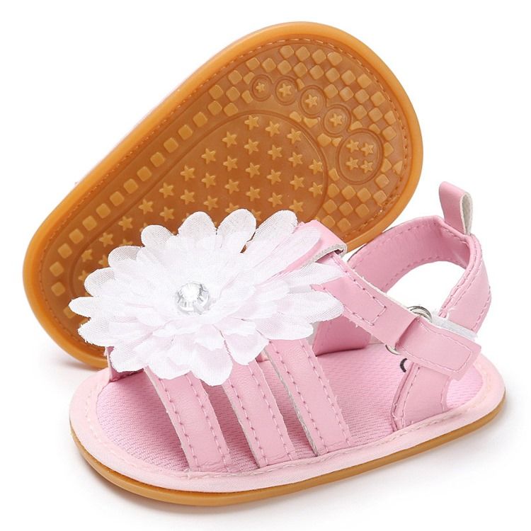 3d Floral Velcro Toddler Shoes