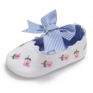 Bow Brodery Toddler Girl Shoes