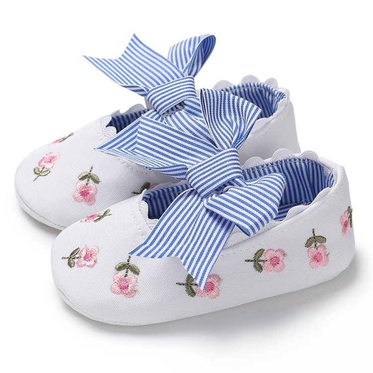 Bow Brodery Toddler Girl Shoes