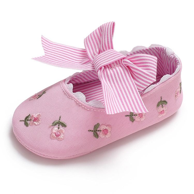 Bow Brodery Toddler Girl Shoes