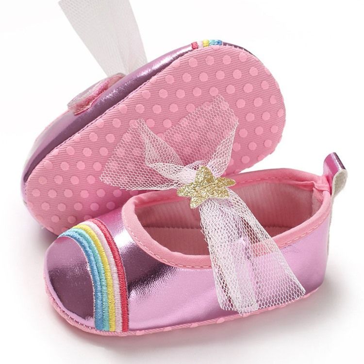 Bowknot Embroidery Baby Shoes