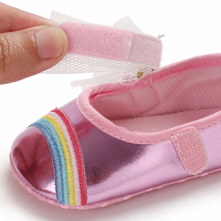 Bowknot Embroidery Baby Shoes