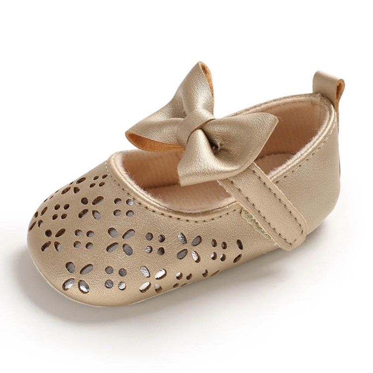 Bowknot Hollow Baby Shoes