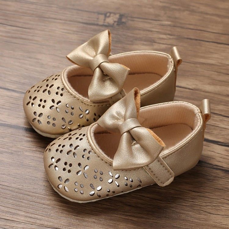 Bowknot Hollow Baby Shoes