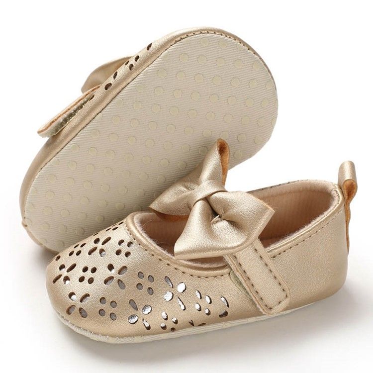 Bowknot Hollow Baby Shoes