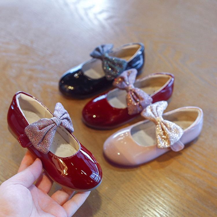 Bowknot Spring Round Toe Shoes