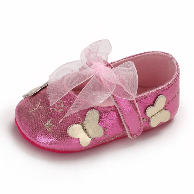 Bowknot Velcro Baby Shoes