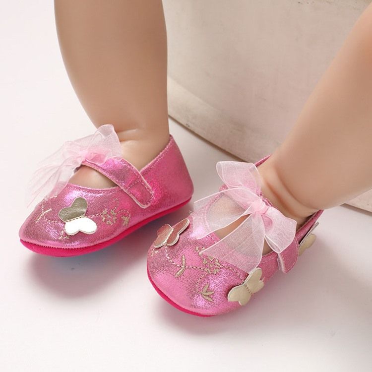 Bowknot Velcro Baby Shoes