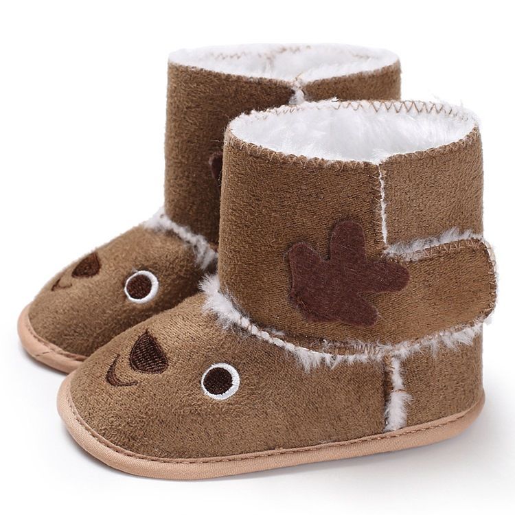 Broderi Slip-on Baby Booties