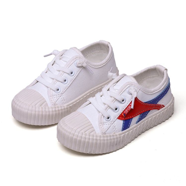 Color Block Thread Round Toe Sneakers