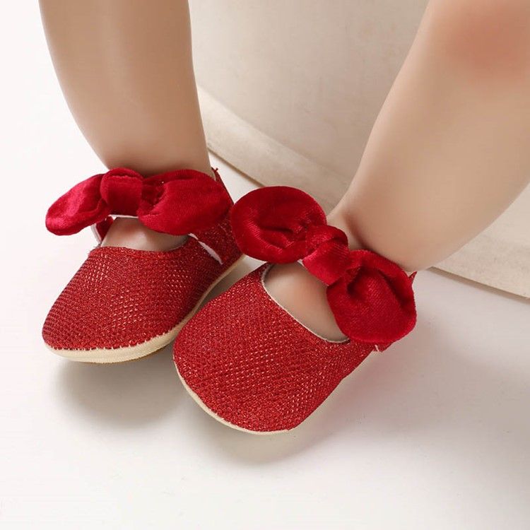 Cotton Bowknot Toddler Shoes