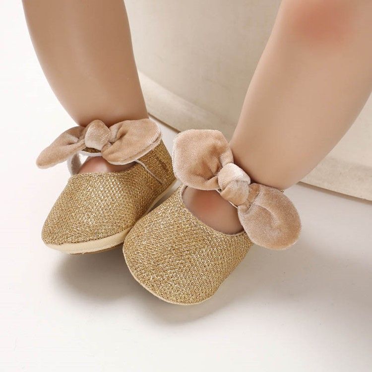 Cotton Bowknot Toddler Shoes