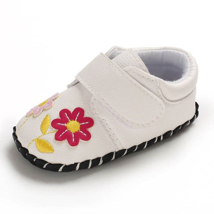 Floral Embroidery Baby Shoes