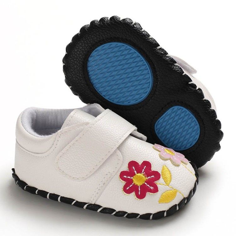 Floral Embroidery Baby Shoes