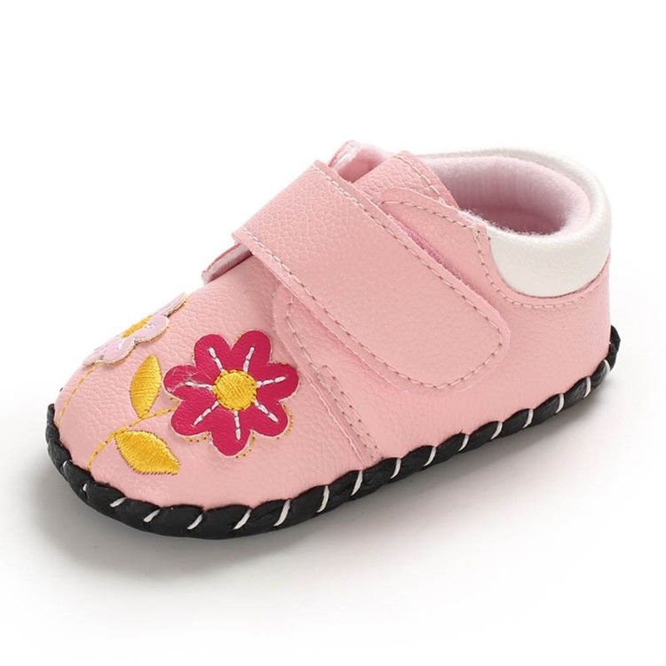 Floral Embroidery Baby Shoes