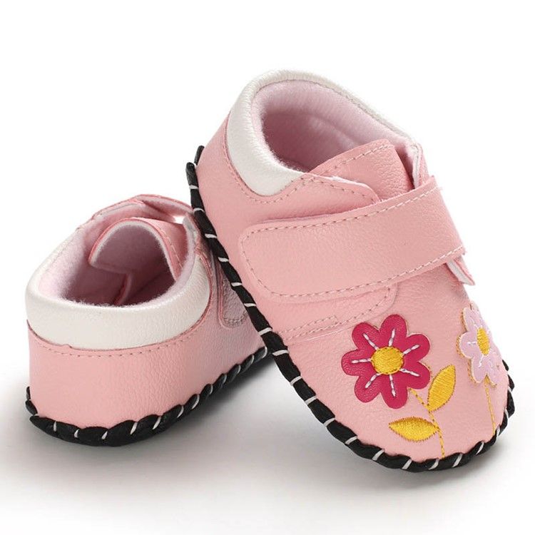 Floral Embroidery Baby Shoes