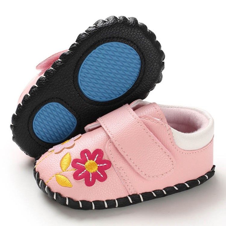 Floral Embroidery Baby Shoes