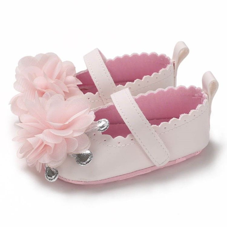 Floral Velcro Baby Toddler Shoes