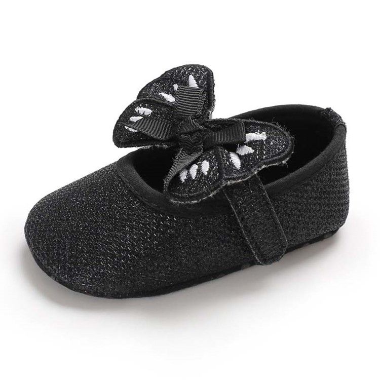 Paljetter Bowknot Velcro Toddler Shoes