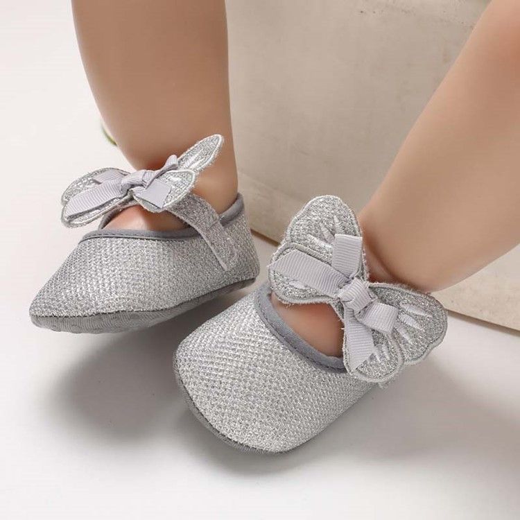 Paljetter Bowknot Velcro Toddler Shoes