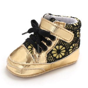 Patchwork Lace-up Toddler Shoes