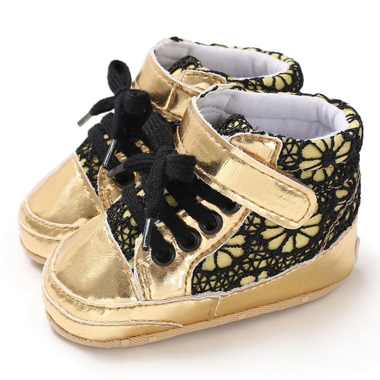 Patchwork Lace-up Toddler Shoes