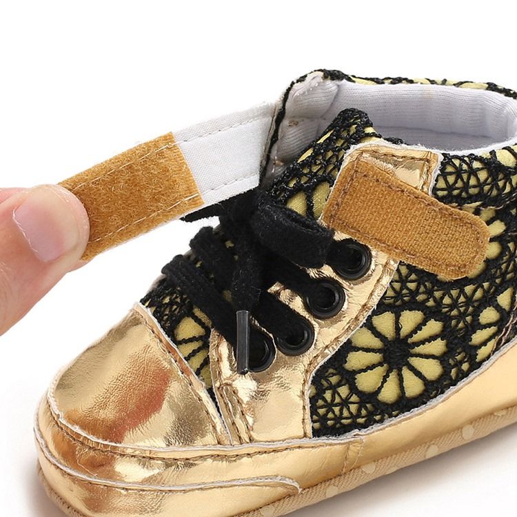 Patchwork Lace-up Toddler Shoes