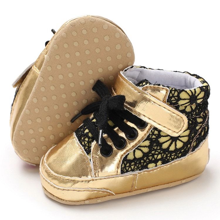 Patchwork Lace-up Toddler Shoes