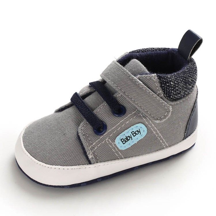 Patchwork Lace-up Unisex Babysko