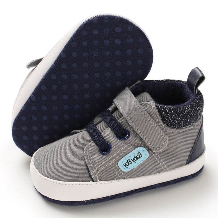 Patchwork Lace-up Unisex Babysko