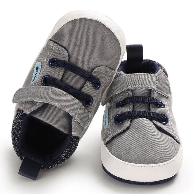 Patchwork Lace-up Unisex Babysko