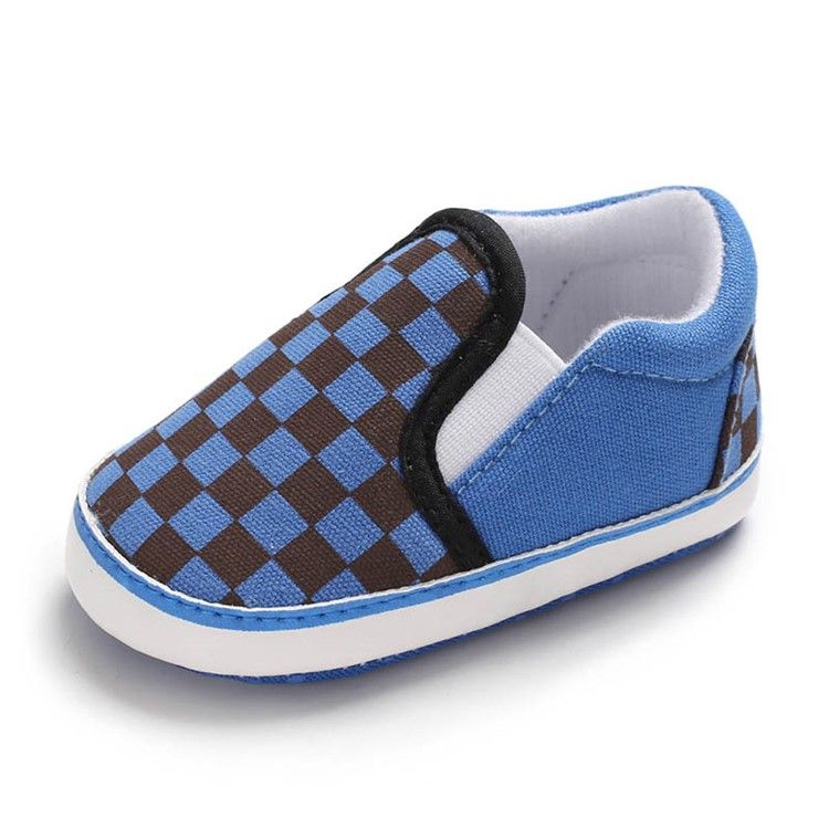 Plaid Slip-on Småbarnssko