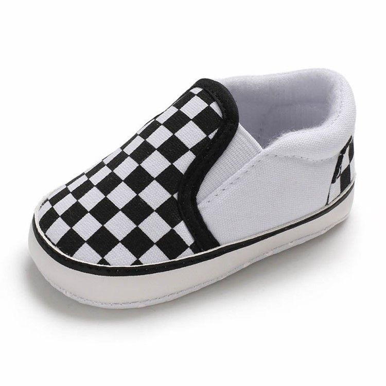 Plaid Slip-on Småbarnssko