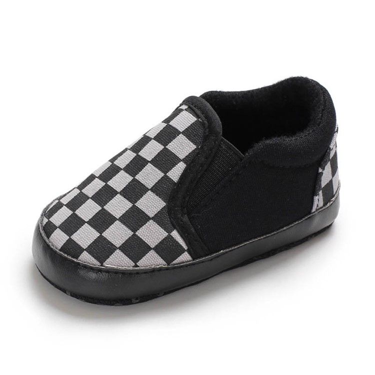 Plaid Slip-on Småbarnssko