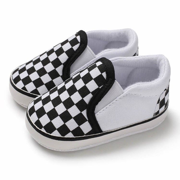 Plaid Slip-on Småbarnssko