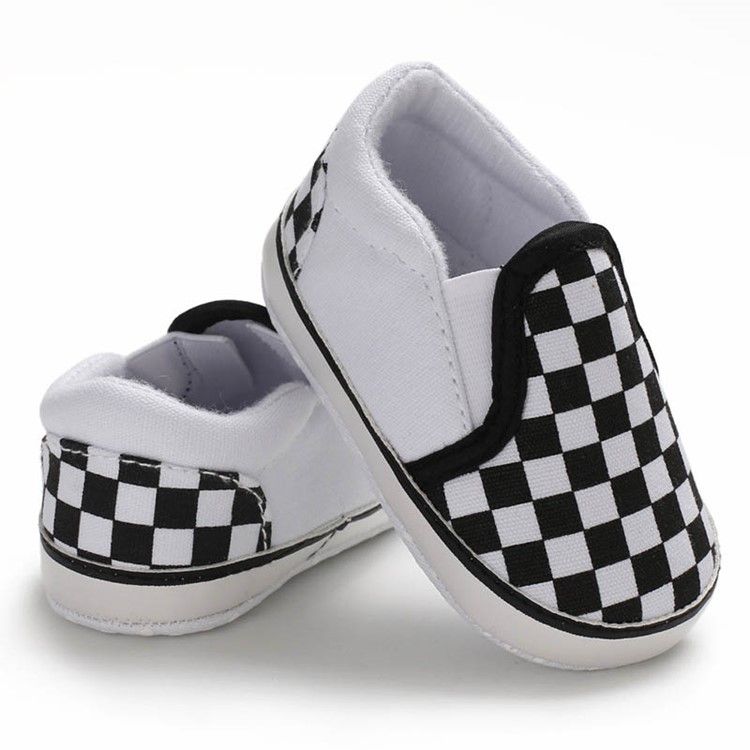 Plaid Slip-on Småbarnssko