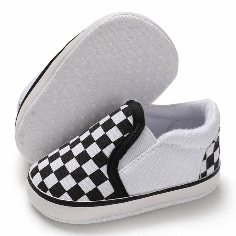 Plaid Slip-on Småbarnssko