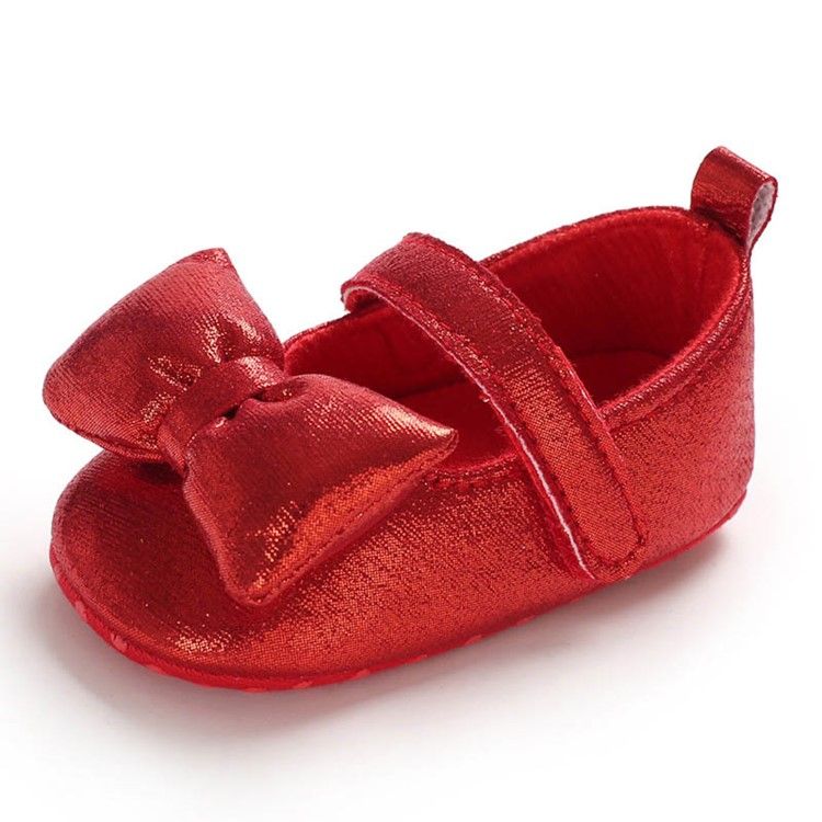 Plain Bowknot Toddler Shoes