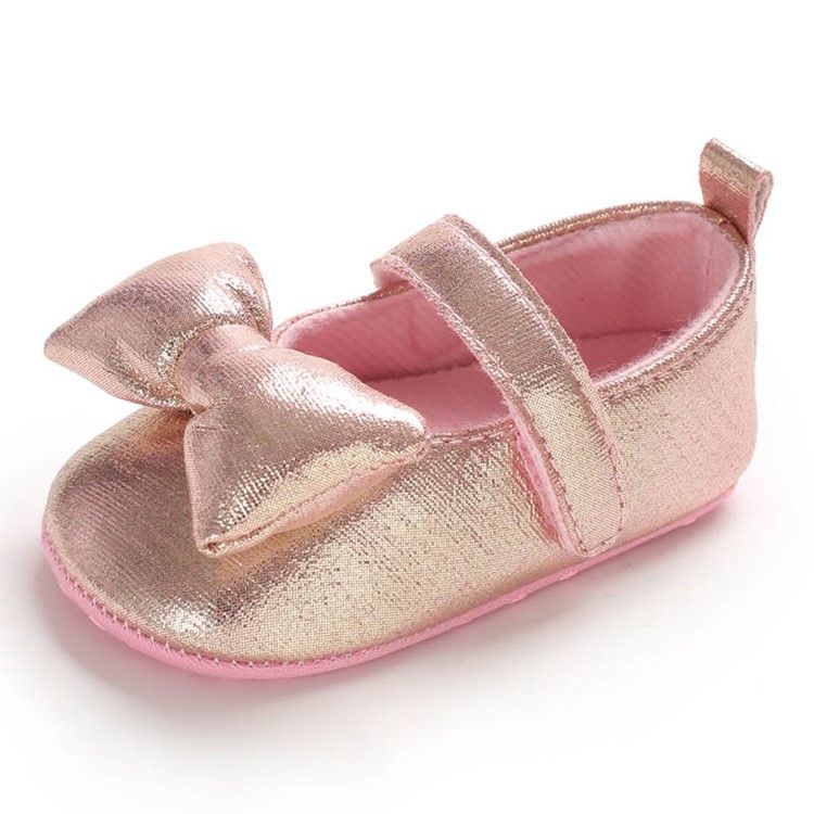 Plain Bowknot Toddler Shoes