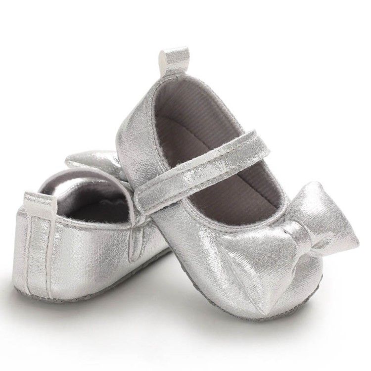 Plain Bowknot Toddler Shoes