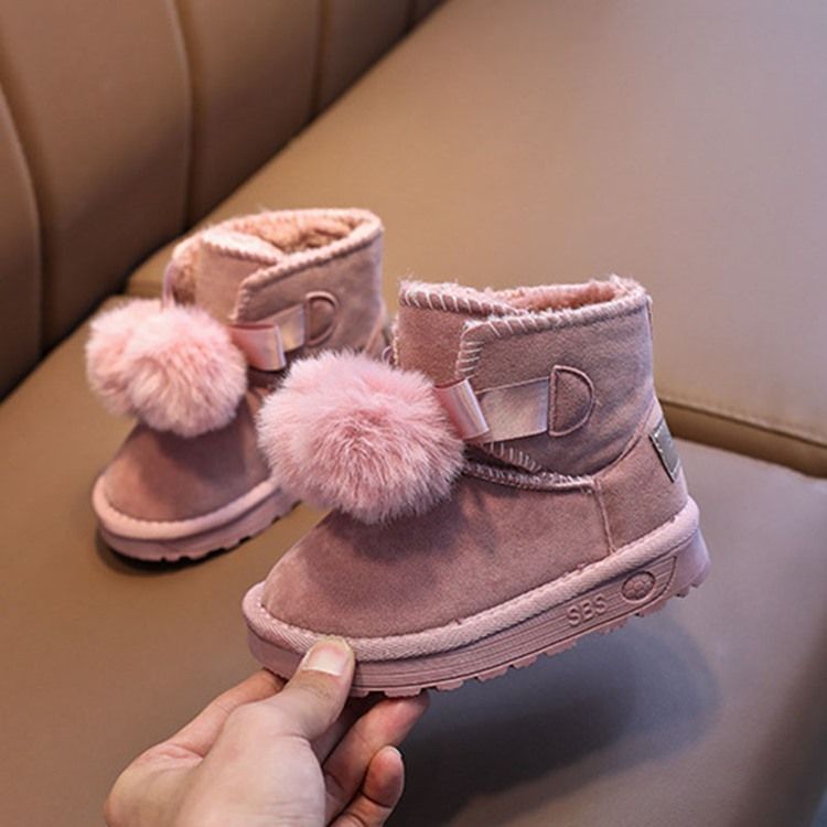 Round Toe Baby Snow Boots