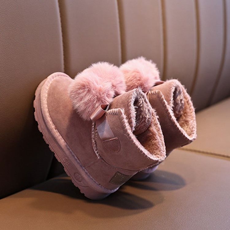 Round Toe Baby Snow Boots