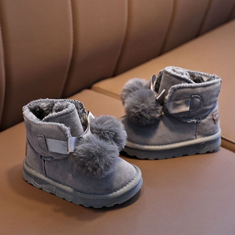 Round Toe Baby Snow Boots